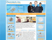 Tablet Screenshot of fluorotech.net